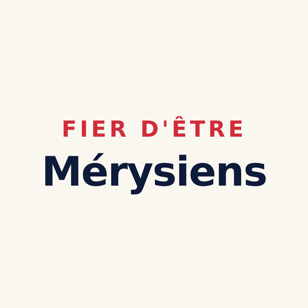 Tasse « Fier d'être Mérysiens » — design pour Méry-la-Bataille