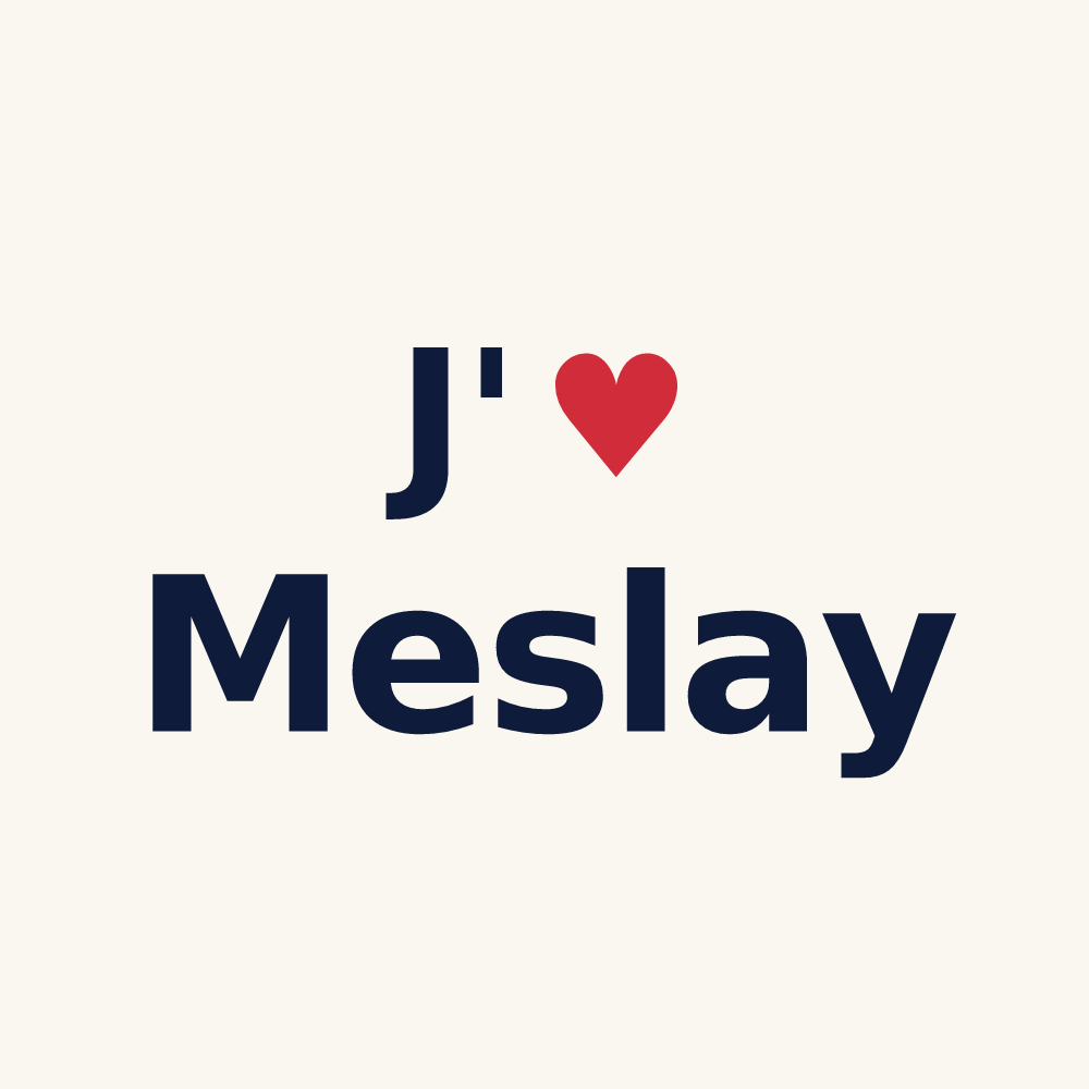 Tasse personnalisée Meslay — design J'aime Meslay