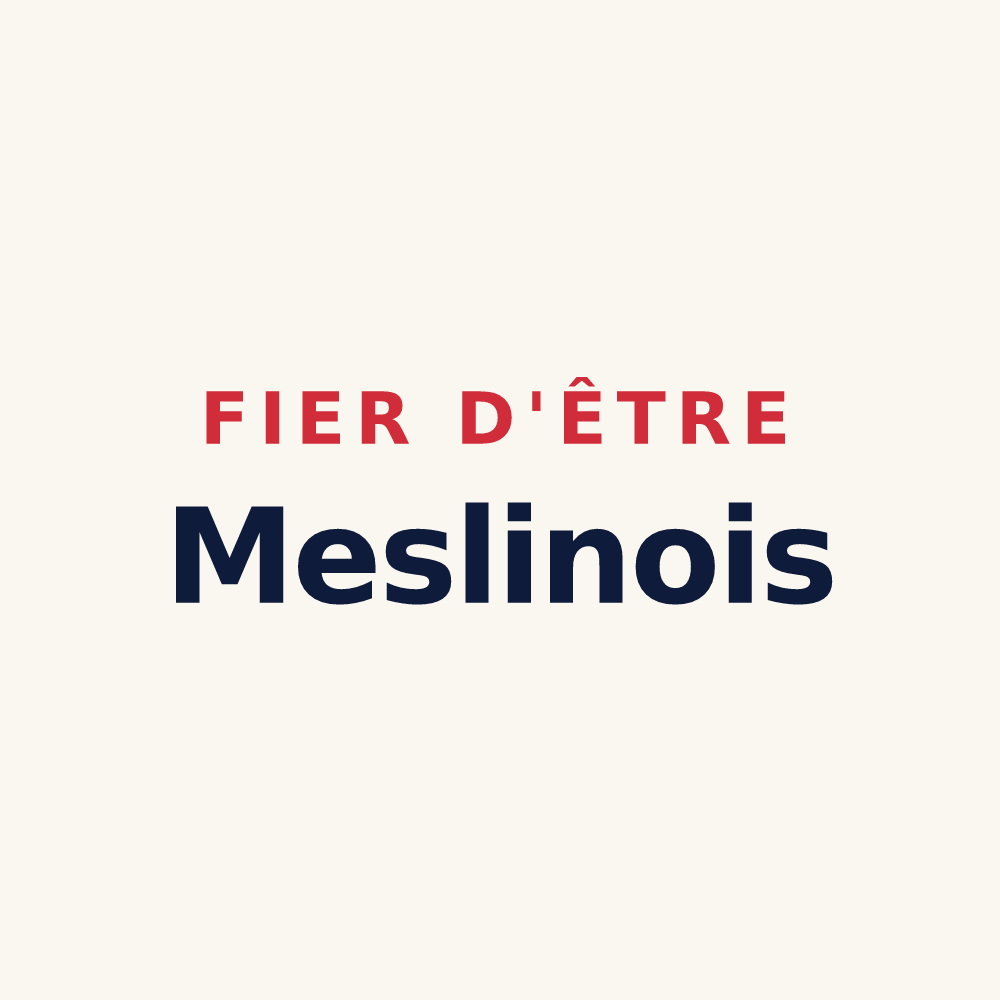 Tasse « Fier d'être Meslinois » — design pour Meslay-du-Maine