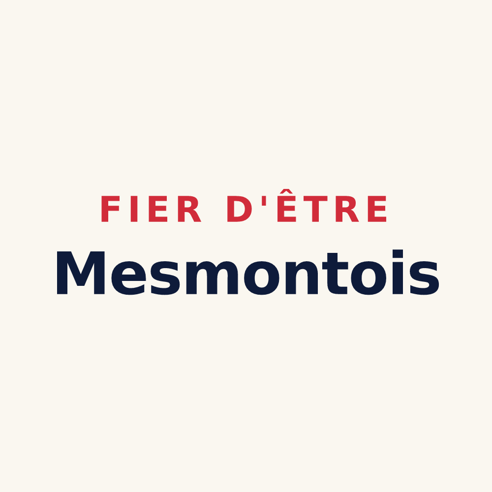 Tasse « Fier d'être Mesmontois » — design pour Mesmont