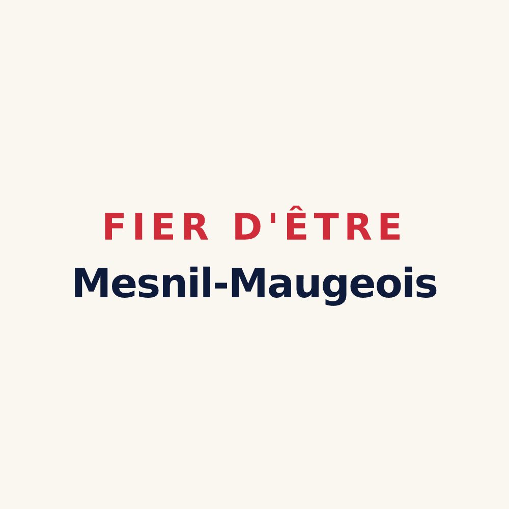Tasse « Fier d'être Mesnil-Maugeois » — design pour Mesnil-Mauger
