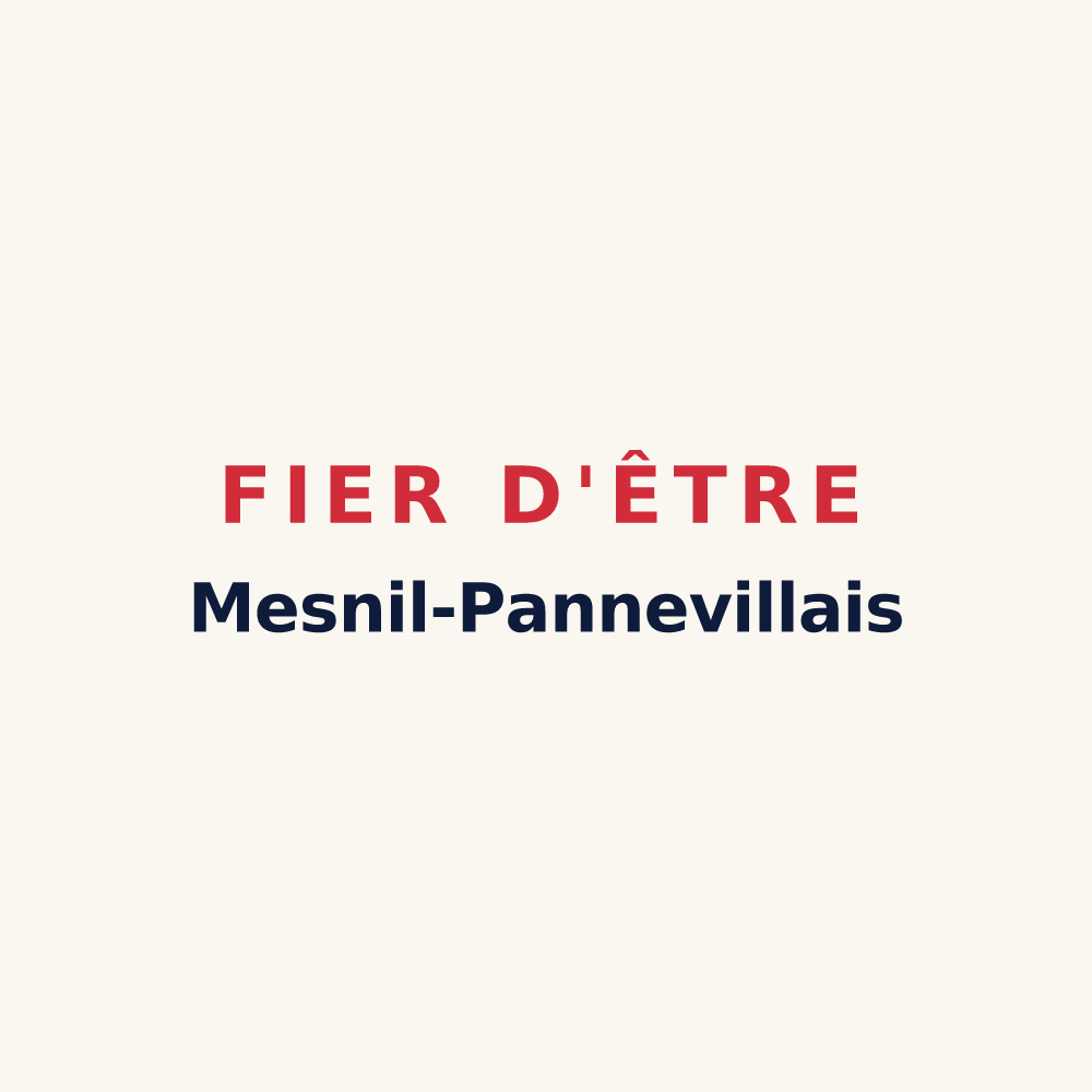 Tasse « Fier d'être Mesnil-Pannevillais » — design pour Mesnil-Panneville