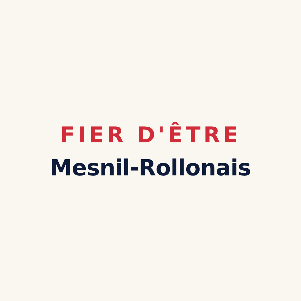 Tasse « Fier d'être Mesnil-Rollonais » — design pour Mesnil-Raoul
