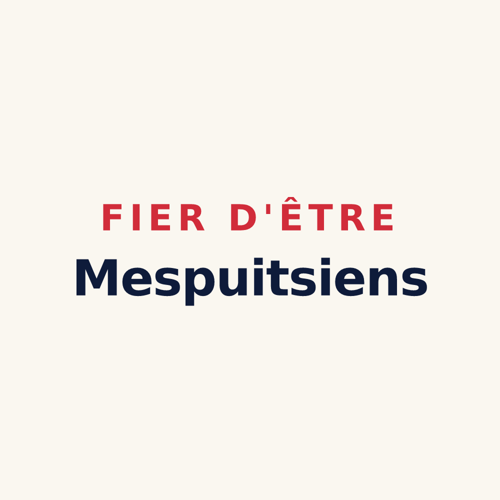 Tasse « Fier d'être Mespuitsiens » — design pour Mespuits