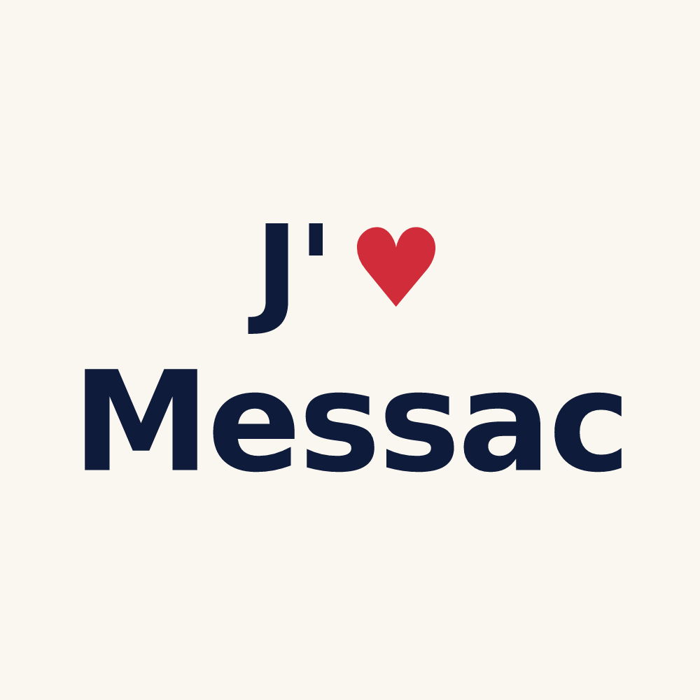 Tasse personnalisée Messac — design J'aime Messac