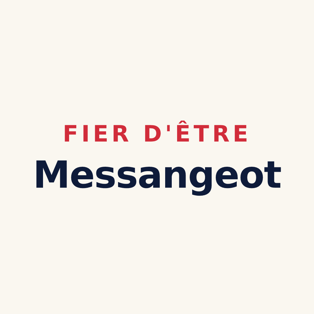 Tasse « Fier d'être Messangeot » — design pour Messanges