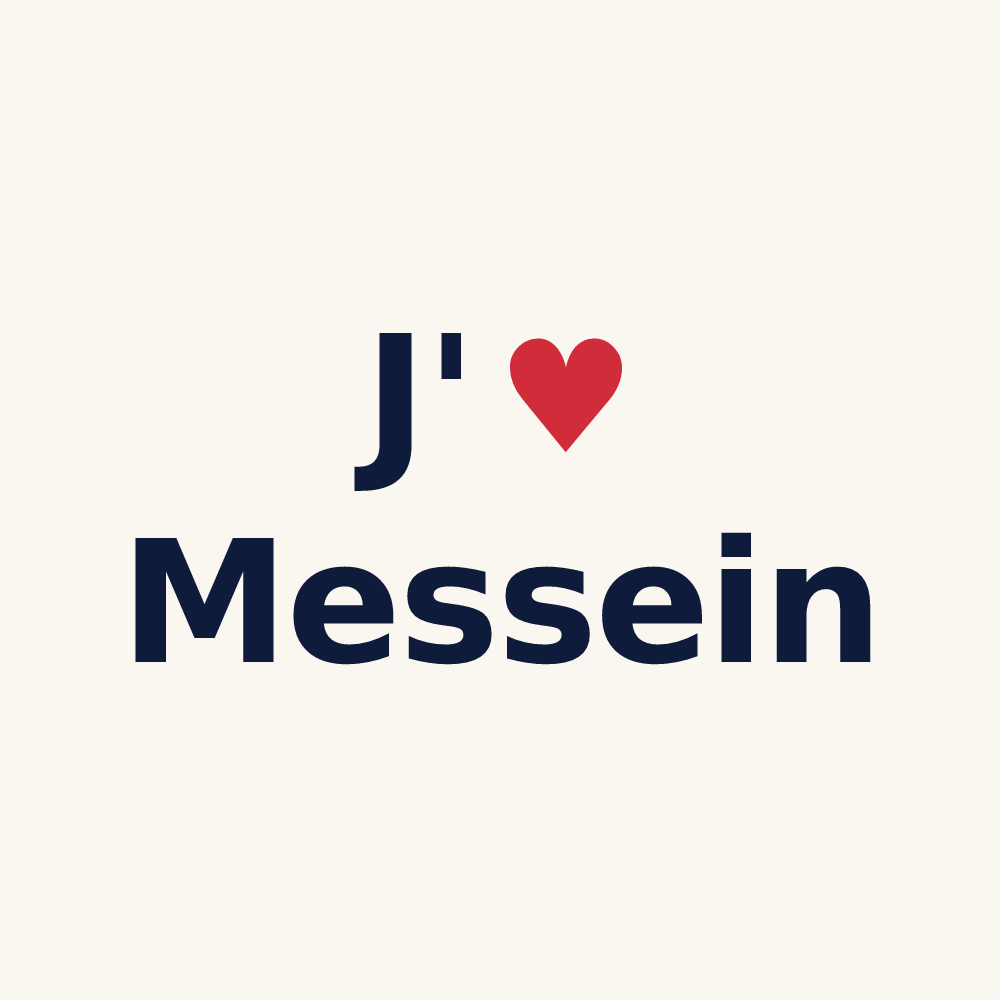Tasse personnalisée Messein — design J'aime Messein
