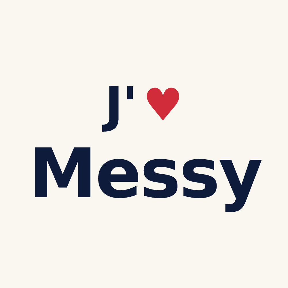 Tasse personnalisée Messy — design J'aime Messy