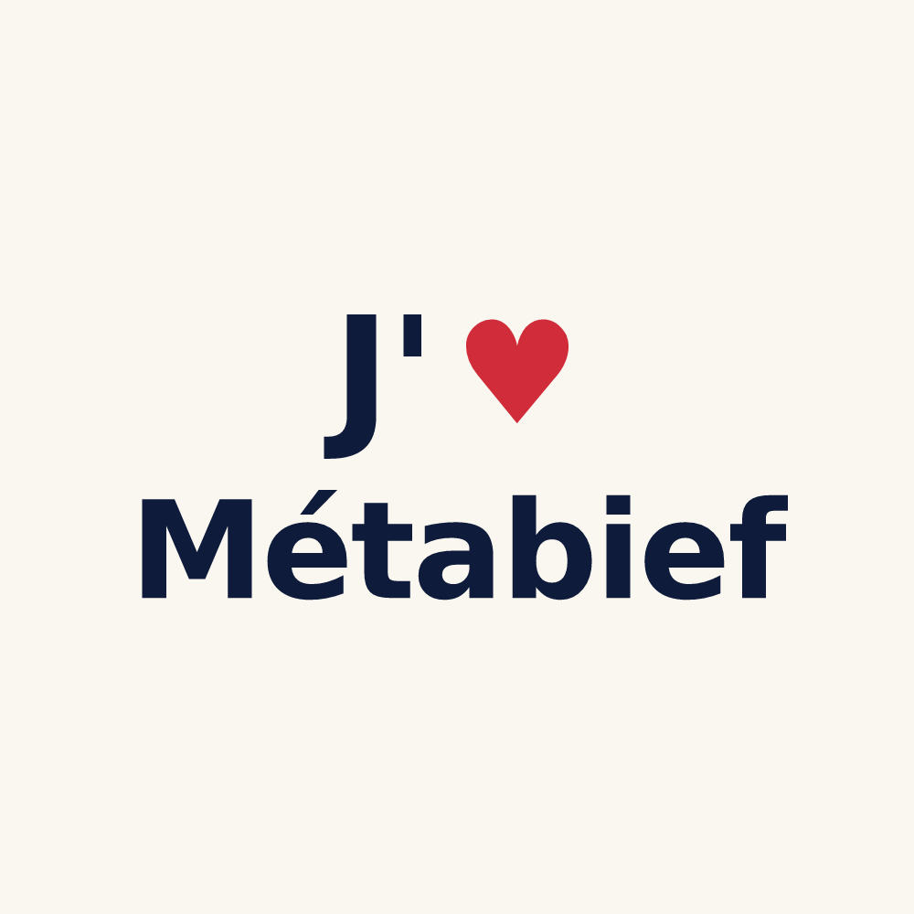 Tasse personnalisée Métabief — design J'aime Métabief