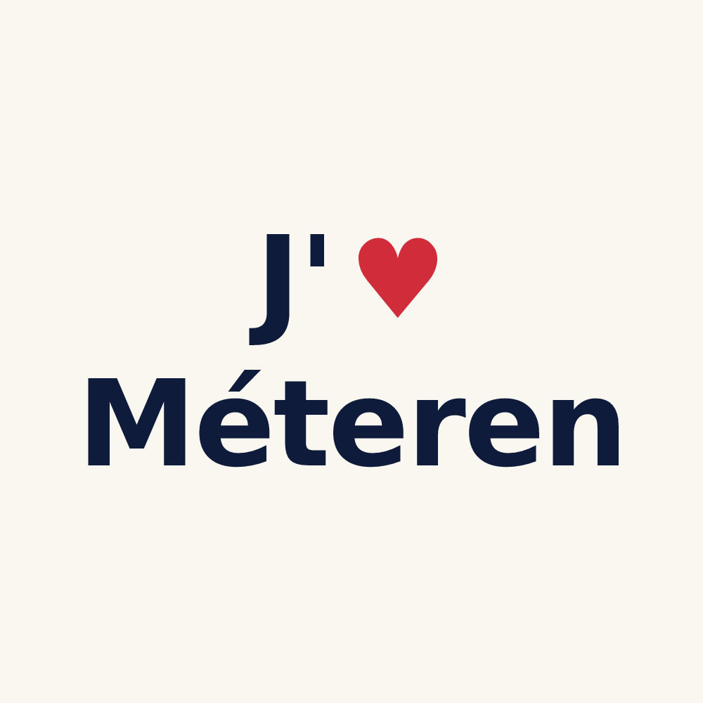 Tasse personnalisée Méteren — design « J'aime Méteren » imprimé sur la tasse