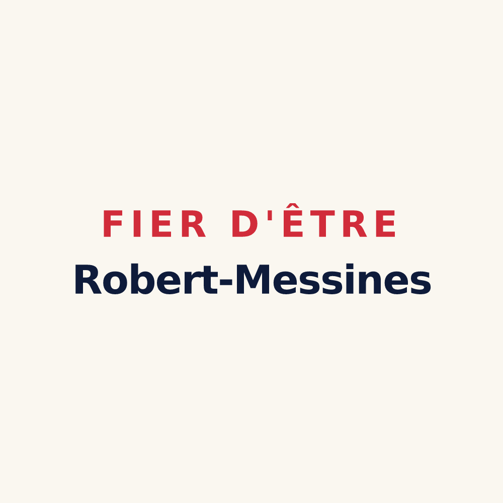 Tasse « Fier d'être Robert-Messines » — design pour Metz-Robert