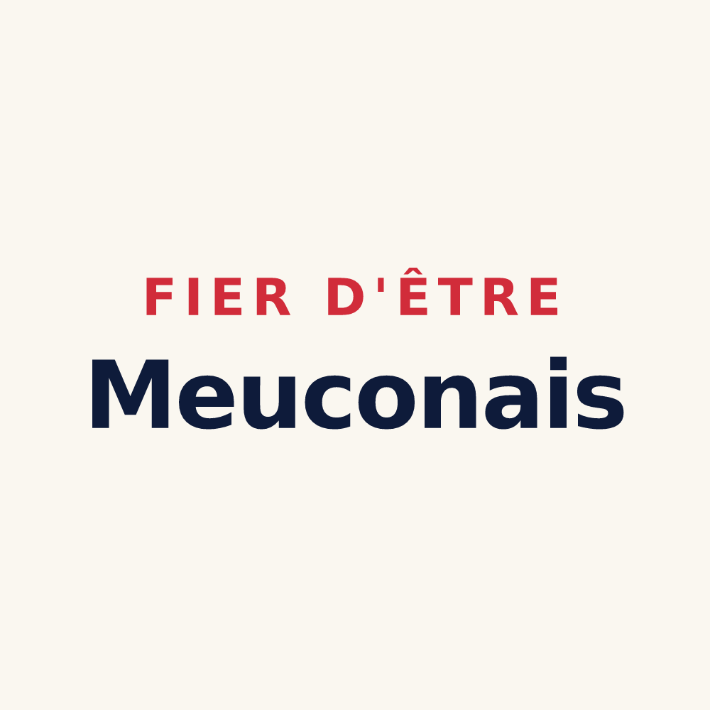 Tasse « Fier d'être Meuconais » — design pour Meucon