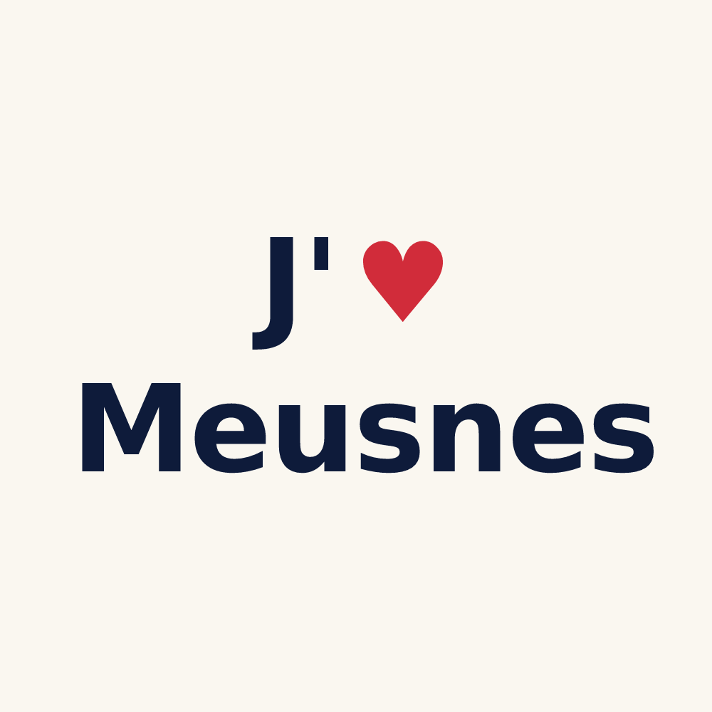 Tasse personnalisée Meusnes — design J'aime Meusnes