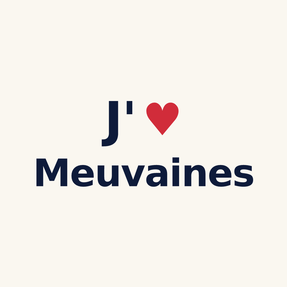 Tasse personnalisée Meuvaines — design J'aime Meuvaines