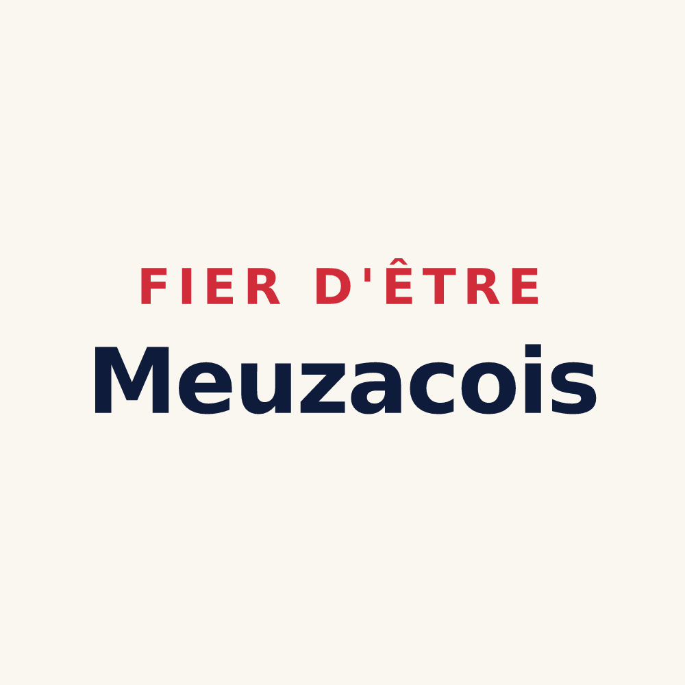 Tasse « Fier d'être Meuzacois » — design pour Meuzac