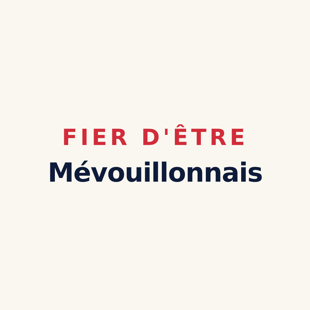 Tasse « Fier d'être Mévouillonnais » — design pour Mévouillon