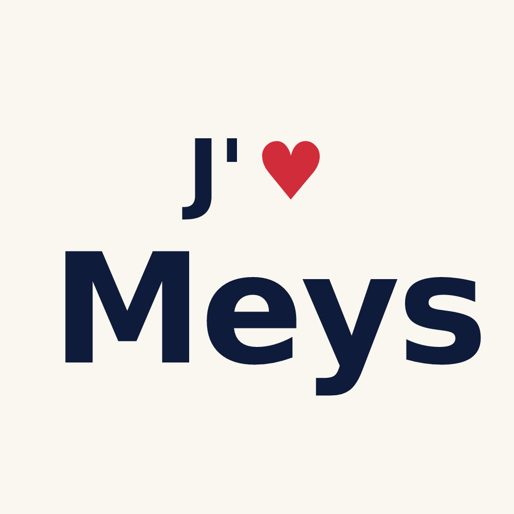 Tasse personnalisée Meys — design J'aime Meys