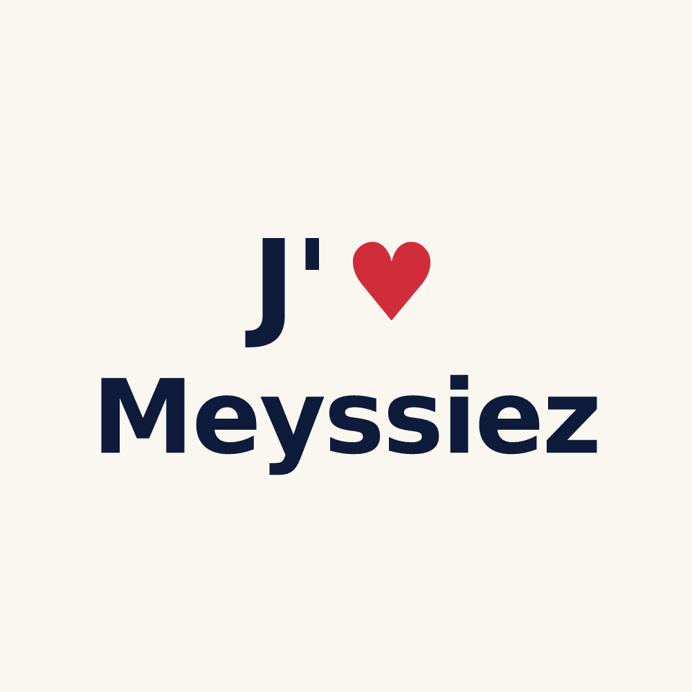 Tasse personnalisée Meyssiez — design J'aime Meyssiez