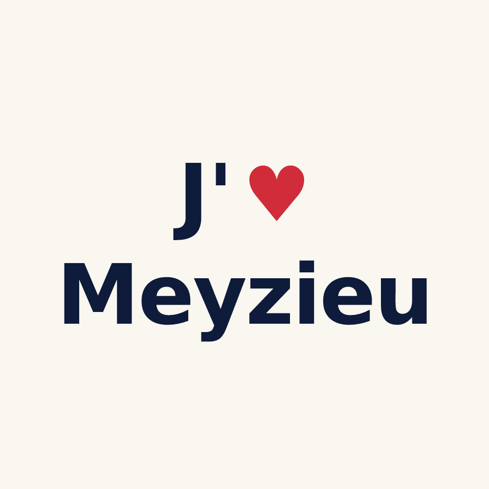 Tasse personnalisée Meyzieu — design J'aime Meyzieu