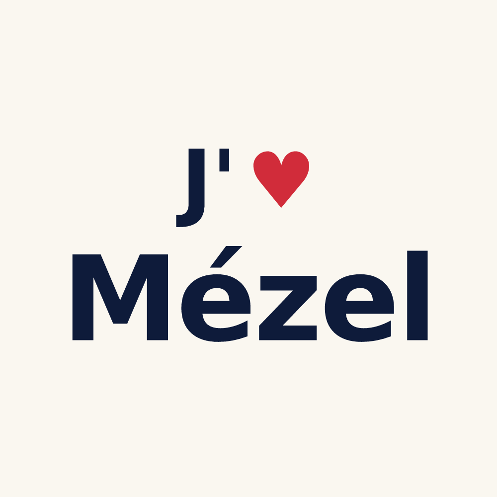 Tasse personnalisée Mézel — design J'aime Mézel