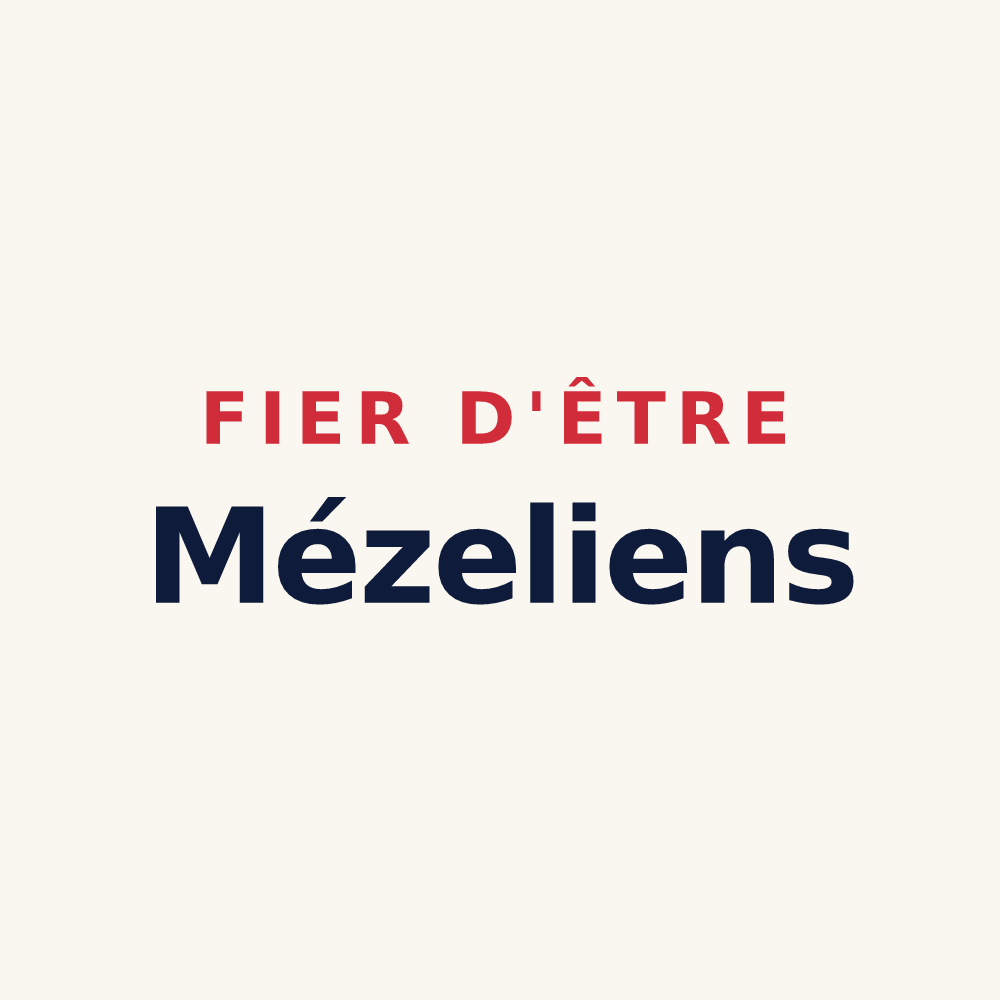 Tasse « Fier d'être Mézeliens » — design pour Mézel
