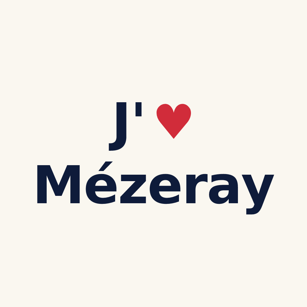 Tasse personnalisée Mézeray — design J'aime Mézeray