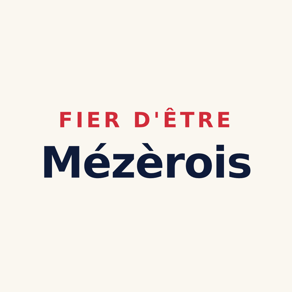 Tasse « Fier d'être Mézèrois » — design pour Mézères