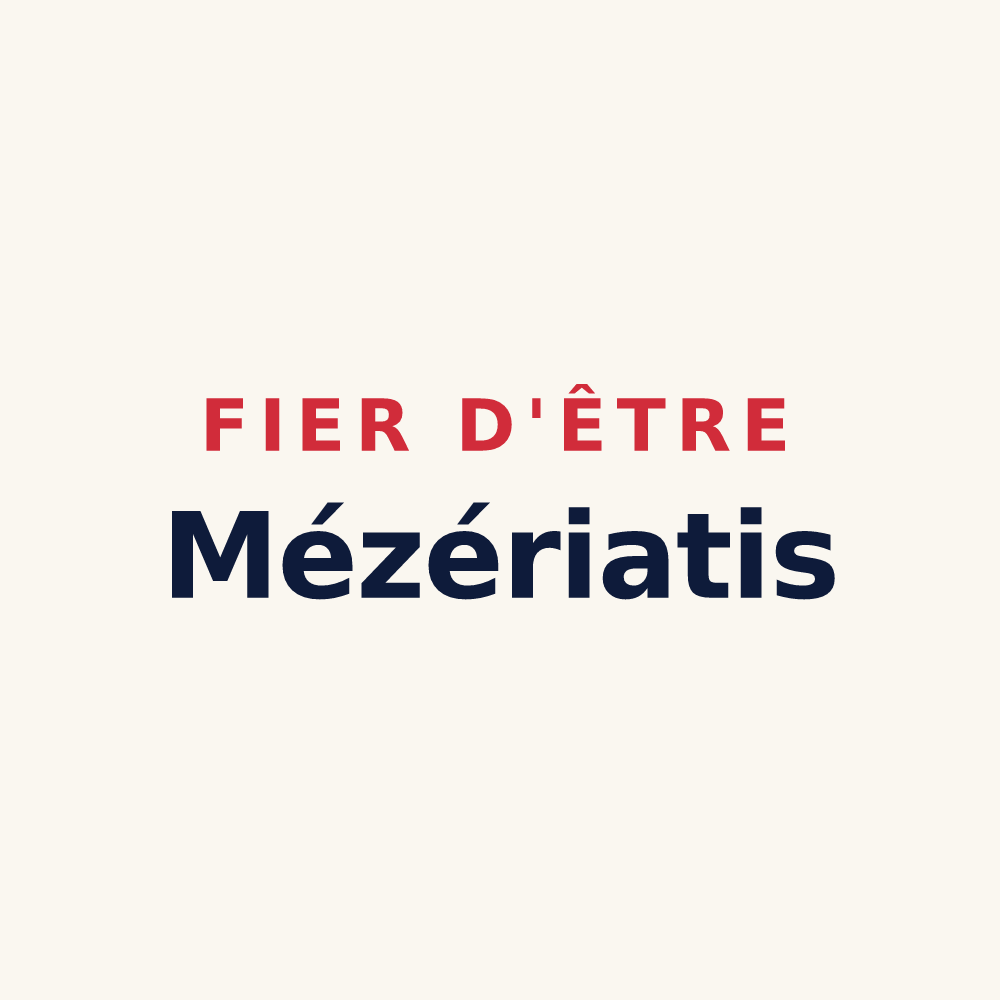 Tasse « Fier d'être Mézériatis » — design pour Mézériat