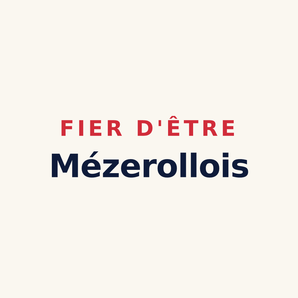 Tasse « Fier d'être Mézerollois » — design pour Mézerolles