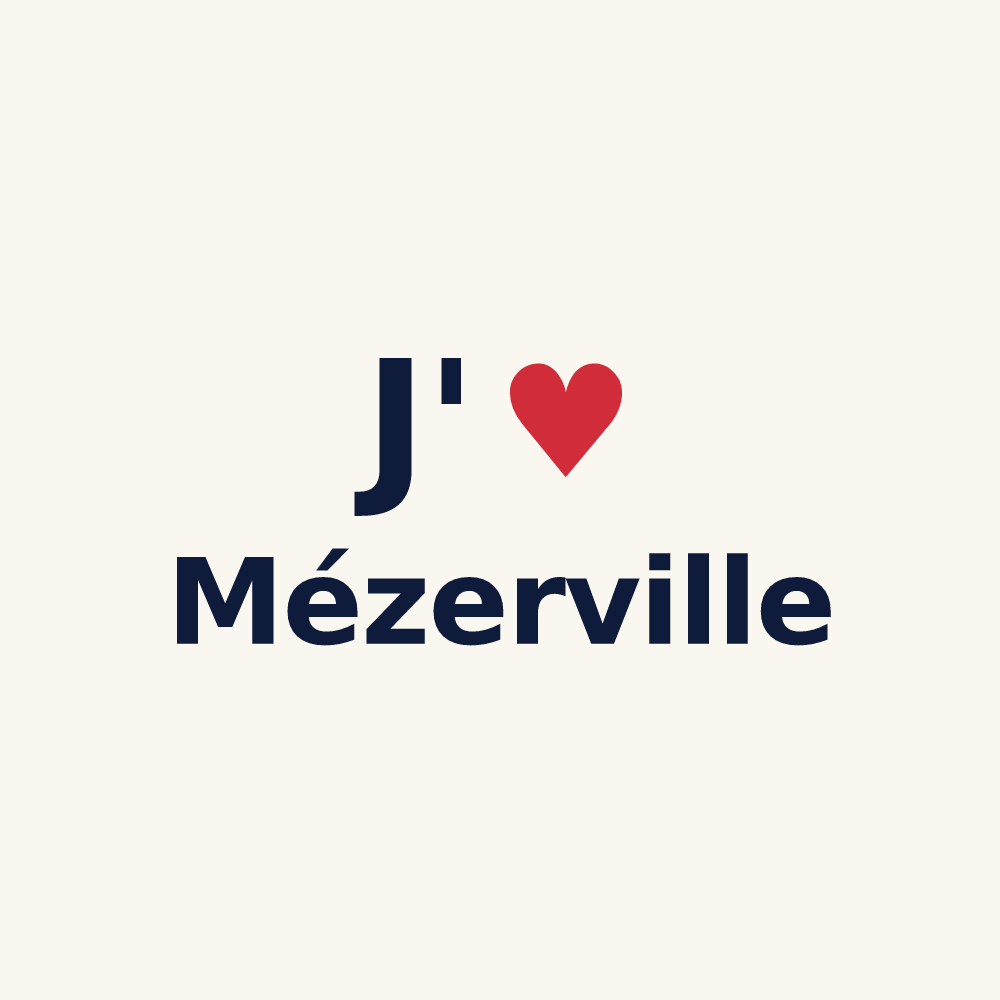 Tasse personnalisée Mézerville — design J'aime Mézerville