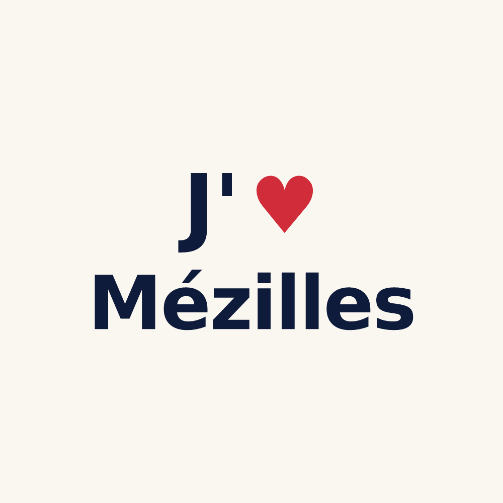 Tasse personnalisée Mézilles — design J'aime Mézilles