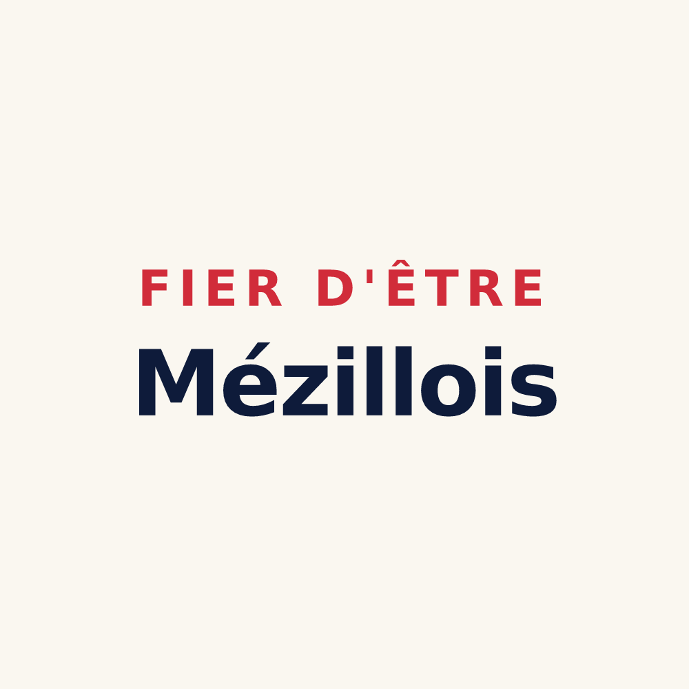 Tasse « Fier d'être Mézillois » — design pour Mézilles