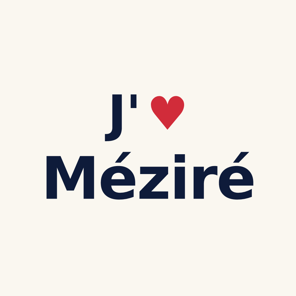 Tasse personnalisée Méziré — design J'aime Méziré