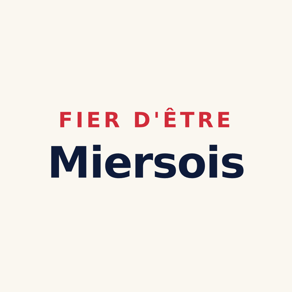 Tasse « Fier d'être Miersois » — design pour Miers