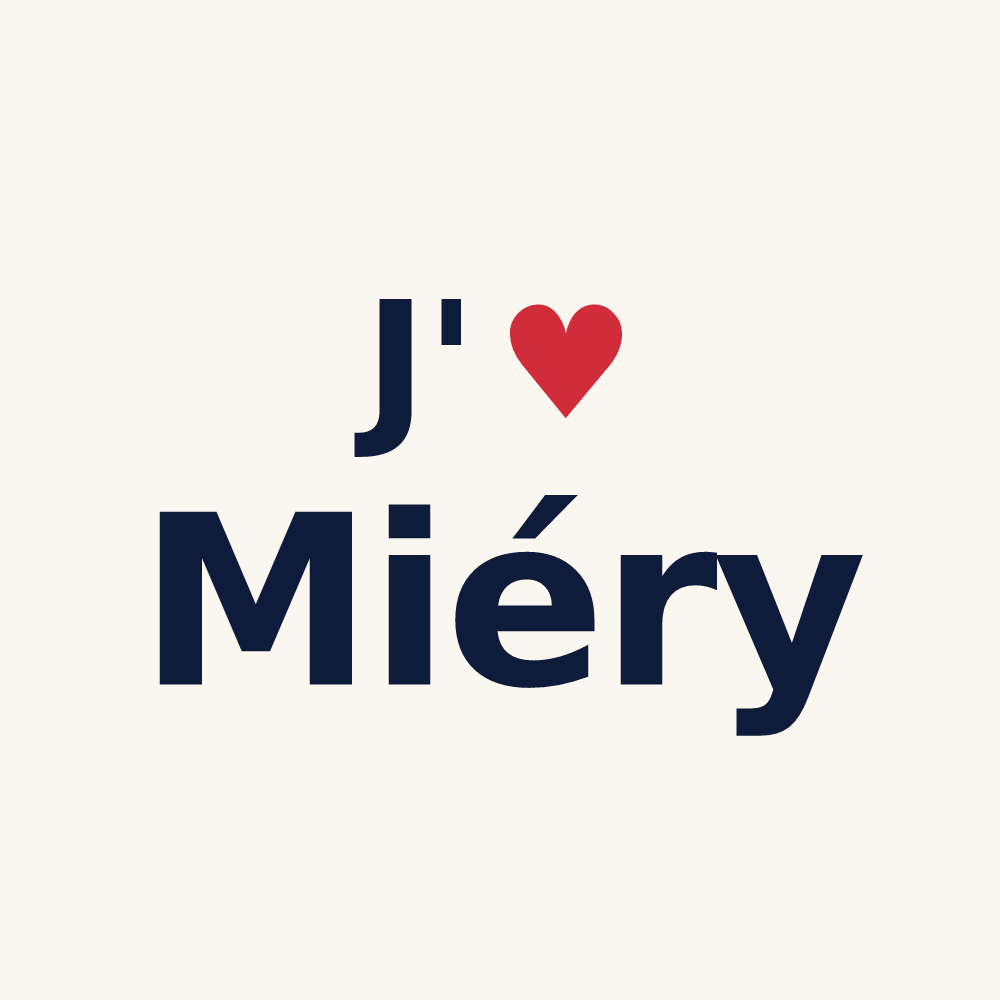 Tasse personnalisée Miéry — design J'aime Miéry