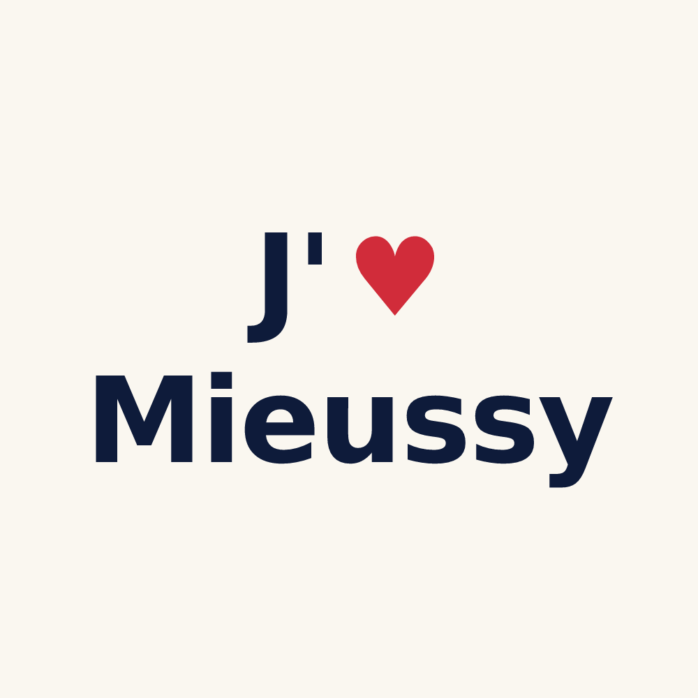 Tasse personnalisée Mieussy — design J'aime Mieussy