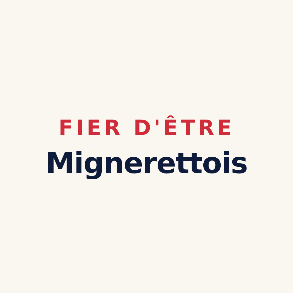 Tasse « Fier d'être Mignerettois » — design pour Mignerette
