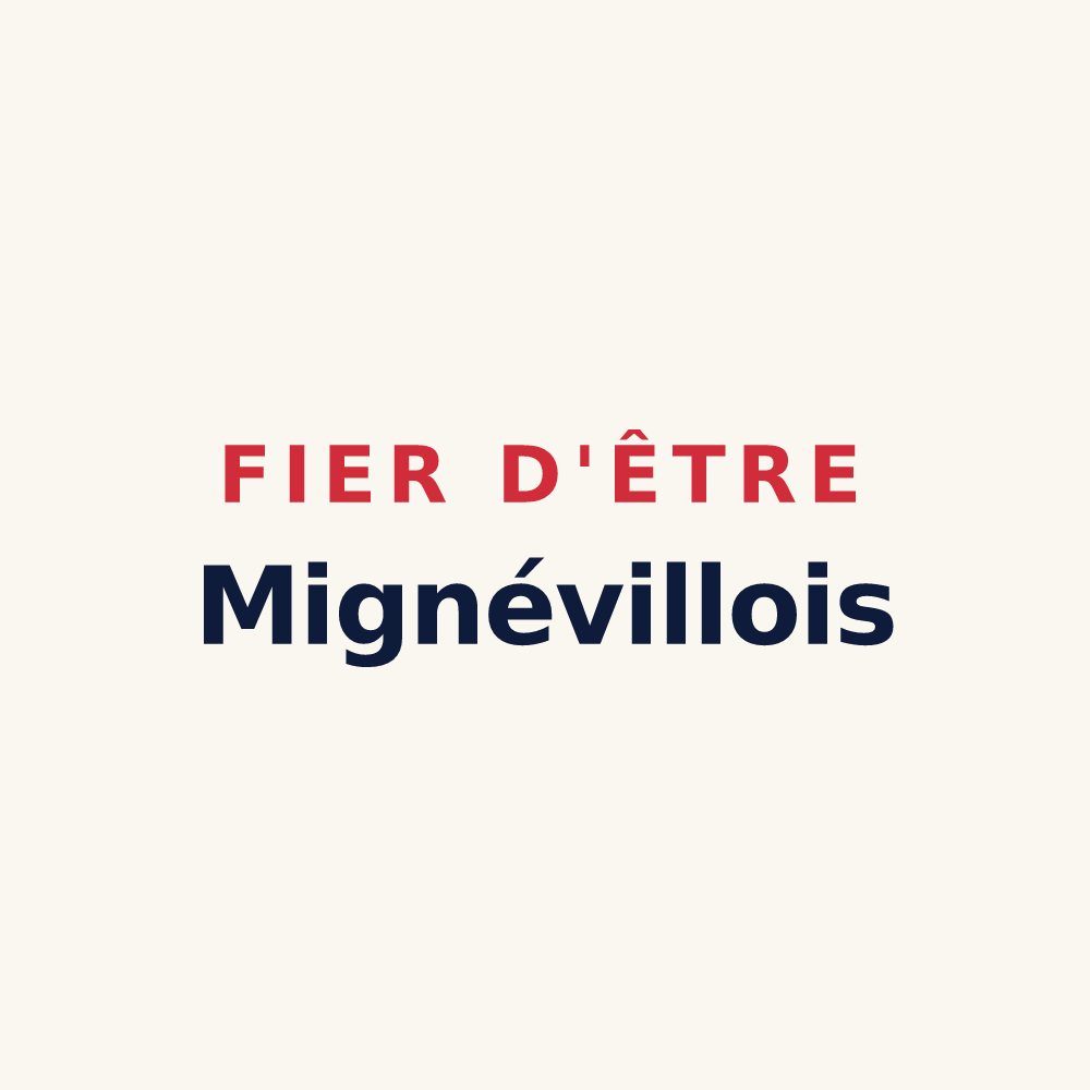 Tasse « Fier d'être Mignévillois » — design pour Mignéville