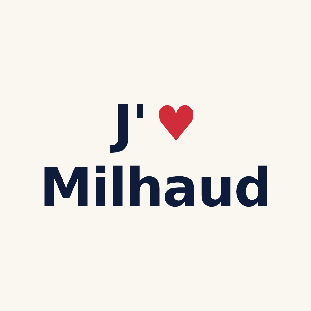 Tasse personnalisée Milhaud — design J'aime Milhaud