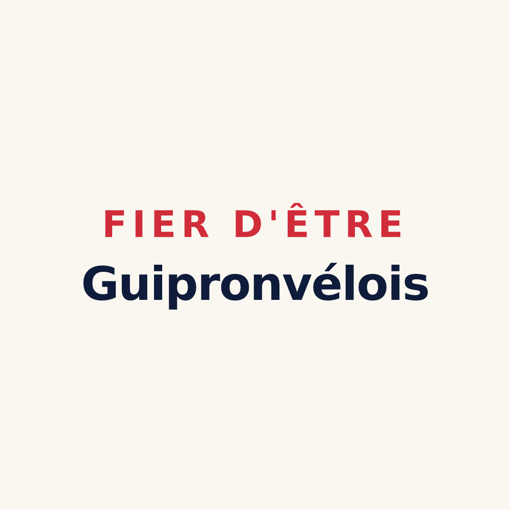 Tasse « Fier d'être Guipronvélois » — design pour Milizac-Guipronvel