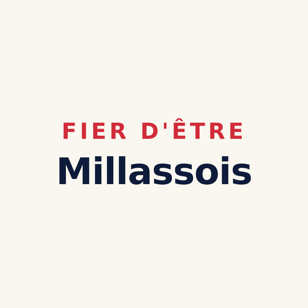Tasse « Fier d'être Millassois » — design pour Millas