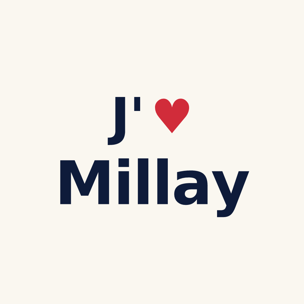 Tasse personnalisée Millay — design J'aime Millay