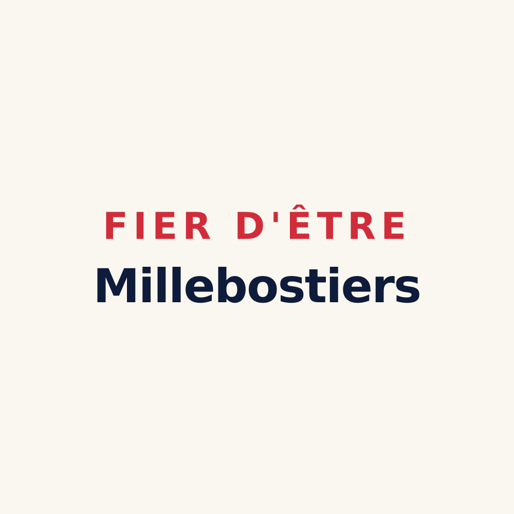 Tasse « Fier d'être Millebostiers » — design pour Millebosc