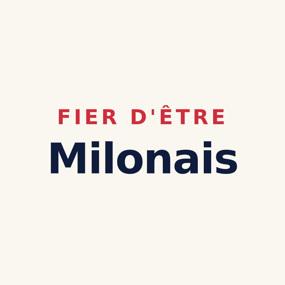 Tasse « Fier d'être Milonais » — design pour Milon-la-Chapelle