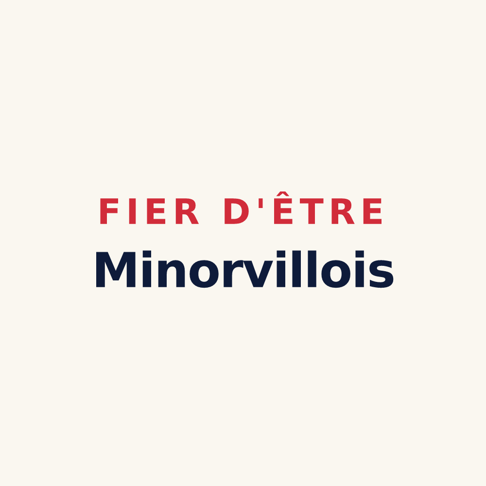 Tasse « Fier d'être Minorvillois » — design pour Minorville