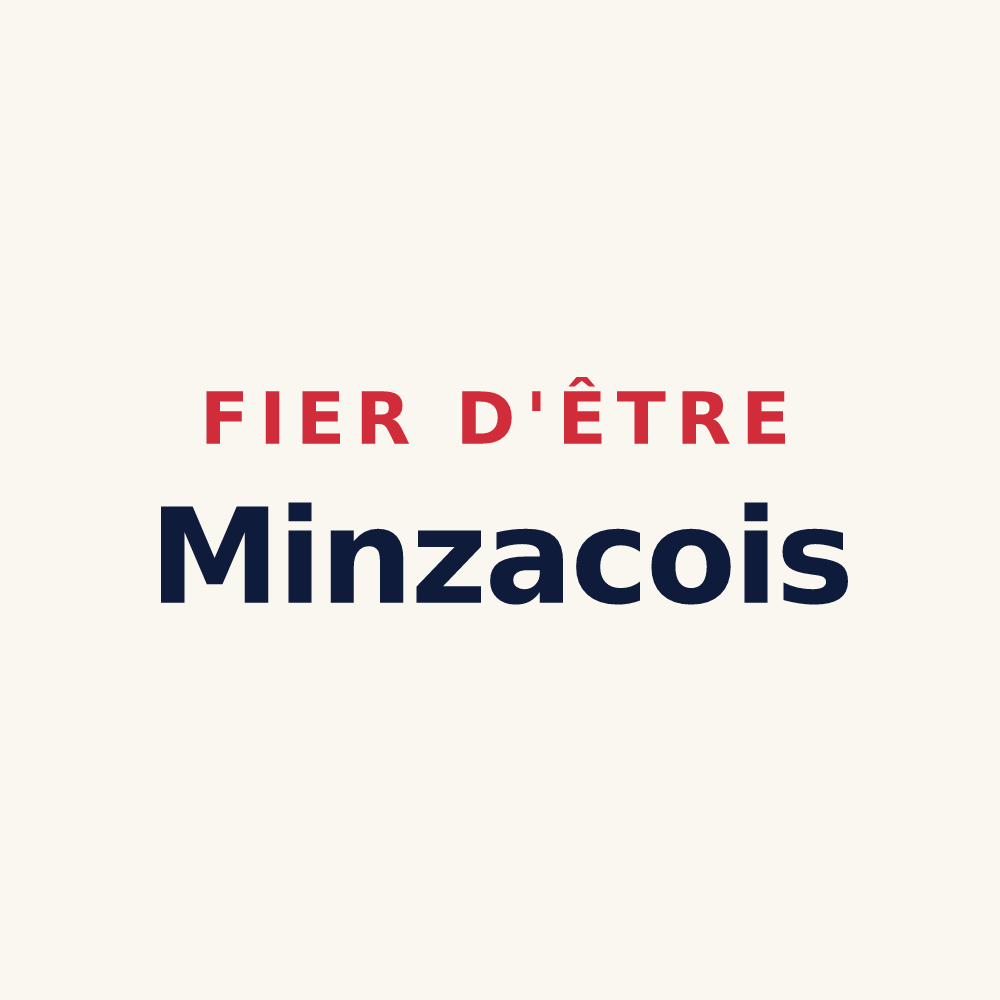 Tasse « Fier d'être Minzacois » — design pour Minzac