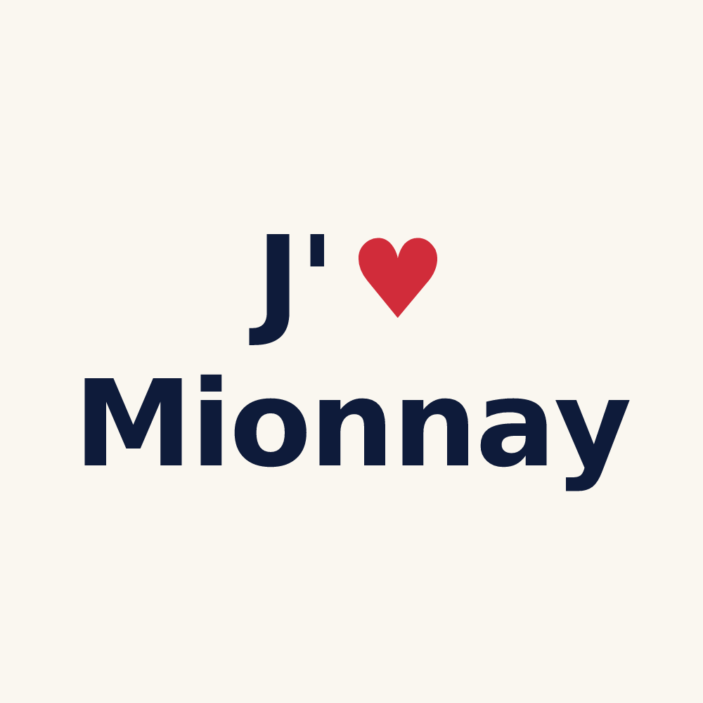 Tasse personnalisée Mionnay — design J'aime Mionnay