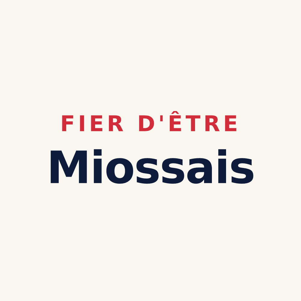 Tasse « Fier d'être Miossais » — design pour Mios