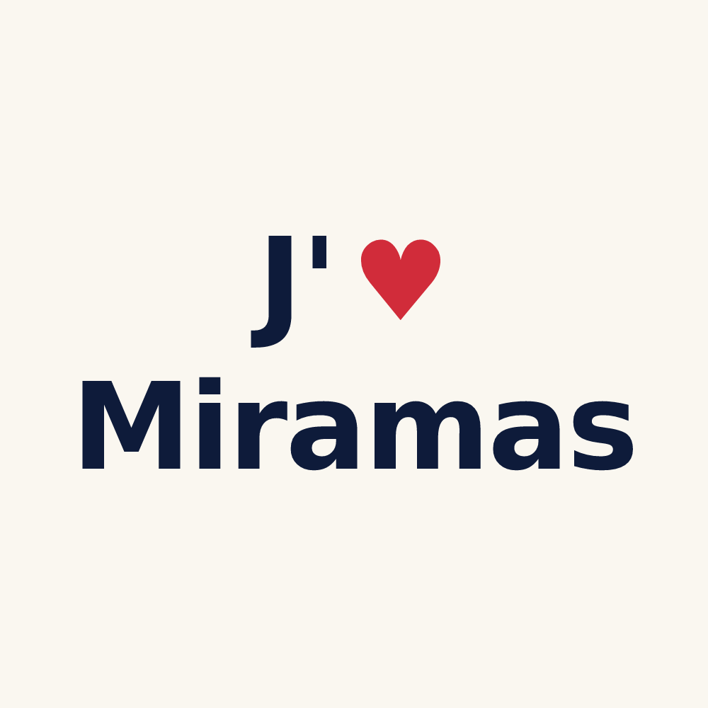 Tasse personnalisée Miramas — design J'aime Miramas