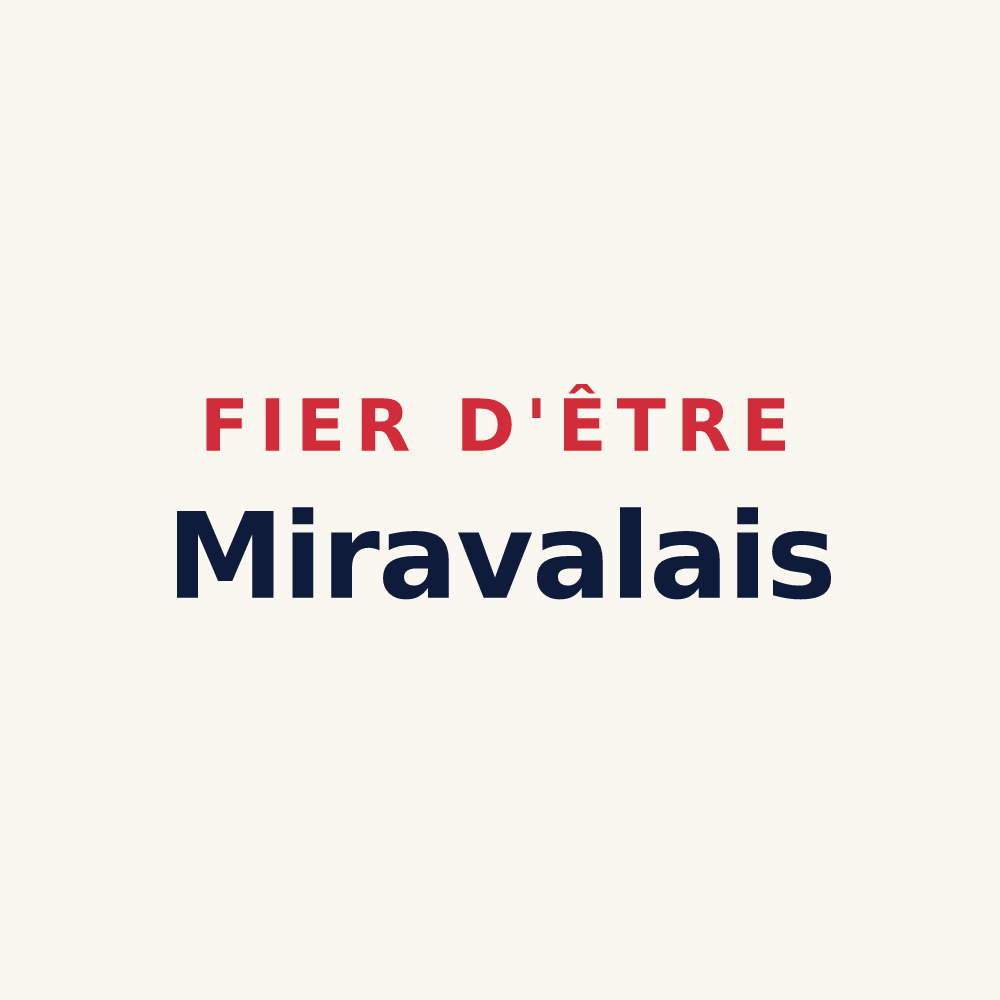 Tasse « Fier d'être Miravalais » — design pour Miraval-Cabardès
